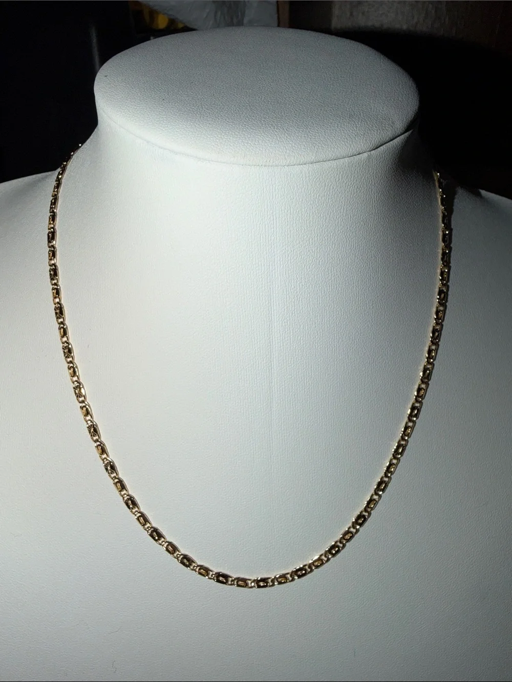 18” / 18k yellow gold filled chain with Turkish links.